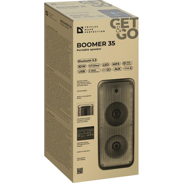 Беспроводная колонка Defender Boomer 35