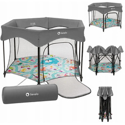 Игровой манеж Lionelo Roel Plus (Grey Multicolor)