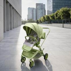Детская прогулочная коляска Labalu Wave Q7 (зеленый)