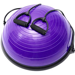 Балансировочная платформа AMETIST BOSU ball 45 см (фиолетовый)