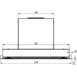 Кухонная вытяжка FRANKE T-Form BK 60 (305.0706.455)