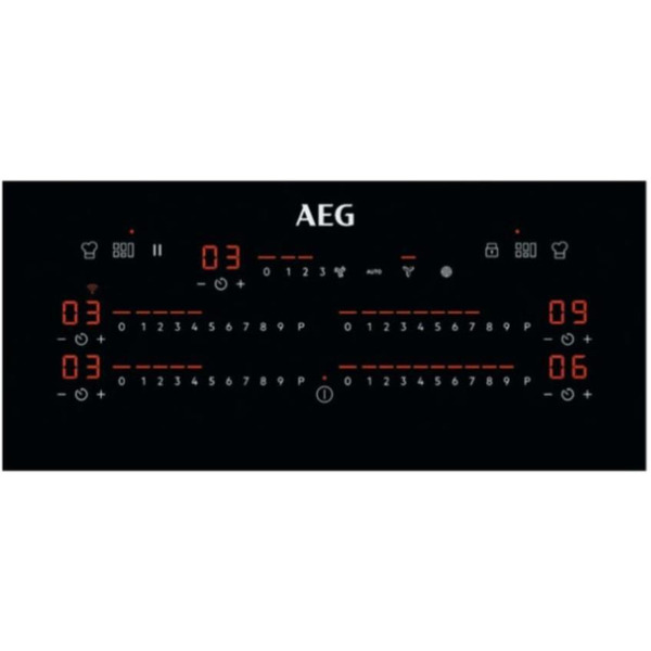 Поверхность индукционная со встроенной вытяжкой AEG CCE84779FB