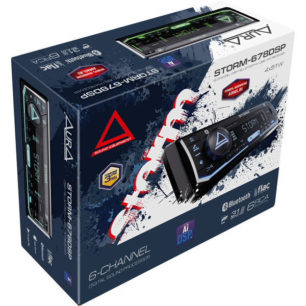 USB-магнитола Aura Storm-678DSP