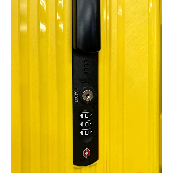 Чемодан DoubleW 005# (S, желтый)