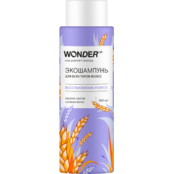 Экошампунь WONDER LAB для всех типов волос восстановление и блеск 0,38 л