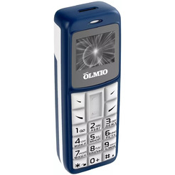 Мобильный телефон Olmio A02 (синий-белый)