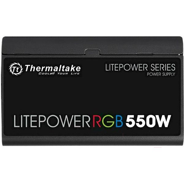 Блок питания для компьютера Thermaltake ATX 550W Litepower RGB 550 PS-LTP-0550NHSANE-1