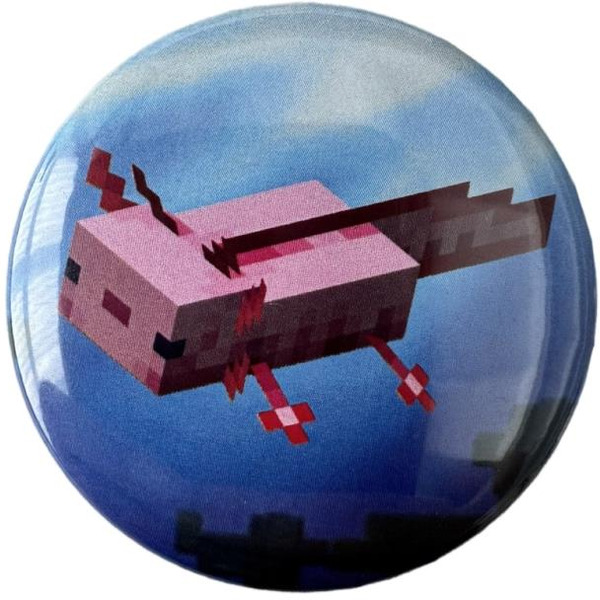 Значок сувенирный "Дай 5 Добру" (Майнкрафт) в ассортименте