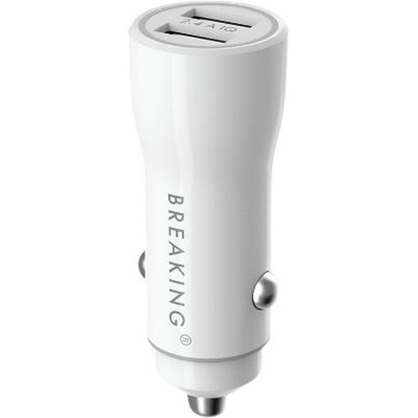Автомобильное зарядное устройство Breaking A11 (23102) белый