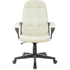 Кресло Бюрократ CH 002 (слоновая кость)