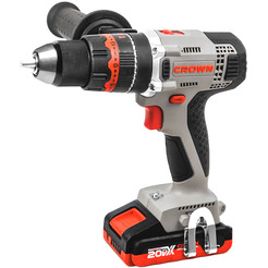 Шуруповерт Crown CT21075HMX-2 BMC (с 2-мя АКБ, кейс)