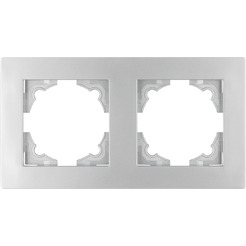Рамка для выключателей и розеток TDM Electric Сенеж SQ1816-0255 (металлик)