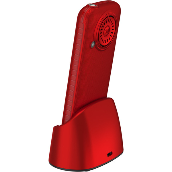 Мобильный телефон Maxvi B21ds up +ЗУ WC-112 (красный)