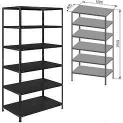 Стеллаж Brabix Ms Kd-200/60-6 291274