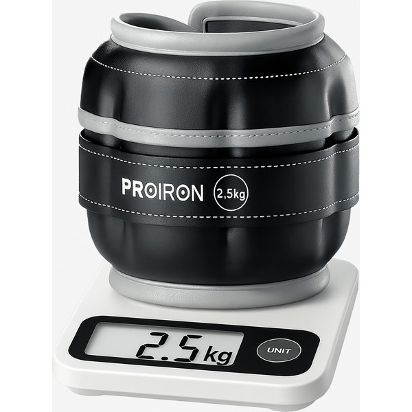 Утяжелители для рук и ног PROIRON УТ225Ч (2 шт. по 2,5 кг, черные)