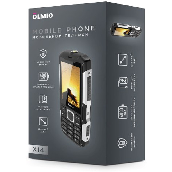 Мобильный телефон Olmio X14 (черный)