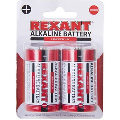 Батарейка Rexant D/LR20 2шт 30-1020