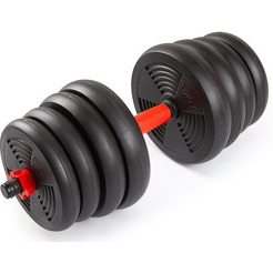 Набор гантелей AMETIST со штангой и гирями 6в1 30 кг