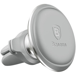 Держатель для смартфона Baseus Magnetic car holder for air vent silver C40141201S13-00