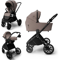 Детская универсальная коляска Bubago Gaudi Classic 3 в 1 BG 212-2 (теплый бежевый)