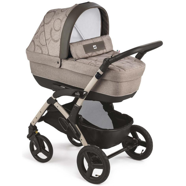 Универсальная коляска CAM Tris Smart (3 в 1, оптически бежевый)