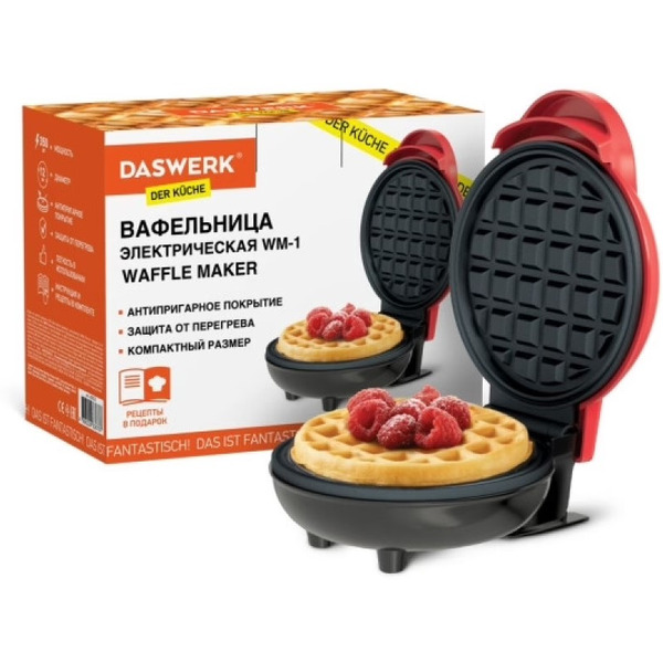Вафельница DASWERK WM1 (455523)