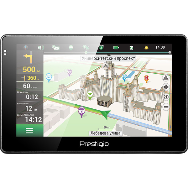 Комплект: Навигатор GPS PRESTIGIO PGPS5067CIS04GBNV + Видеорегистратор PRESTIGIO PCDVRR140
