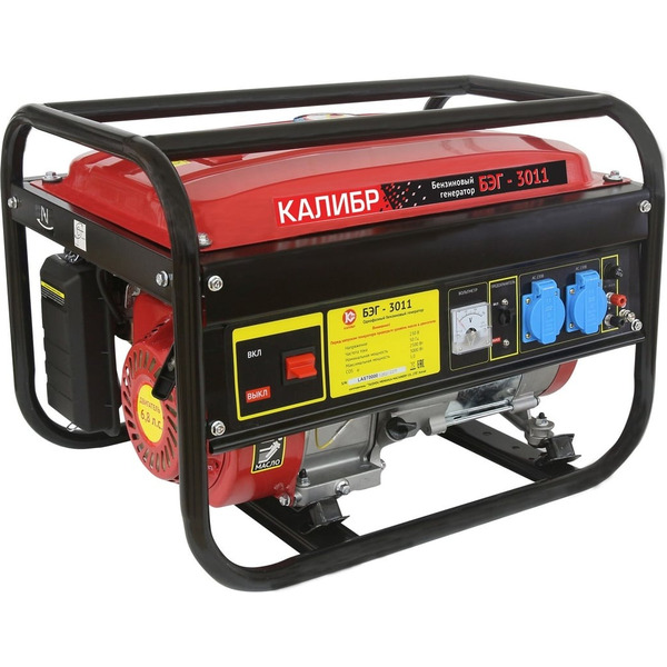 Бензиновый генератор Калибр БЭГ-3011
