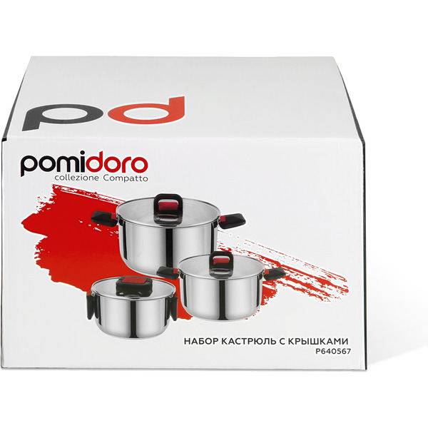 Набор кастрюль Pomi d'Oro P640567