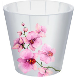 Горшок для орхидей IDILAND 221608029/02 (белый перламутр)