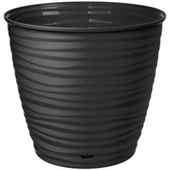 Горшок для цветов IDILAND Saffron 221610230/02 (черный)