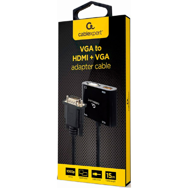 Адаптер Gembird A-VGA-HDMI-02