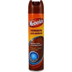 Полироль для мебели Мебелюкс (Mebelux) с антистатиком 300 см3