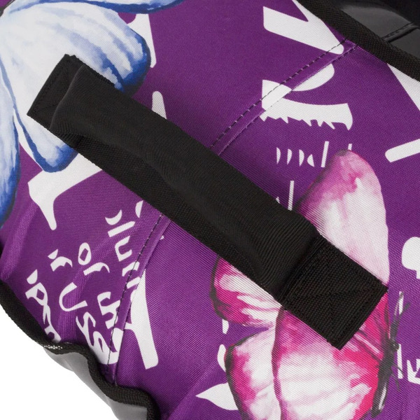 Тюбинг-ватрушка Snowstorm BZ-100 Butterfly V3 / W113186 (100см, розовый/черн)