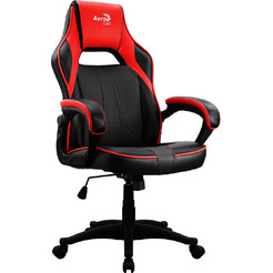 Игровое кресло AeroCool AC40C AIR (черный/красный)