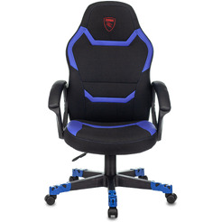 Кресло геймерское Бюрократ Zombie 10 (черный/синий)