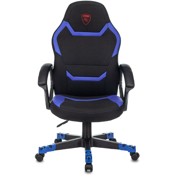 Кресло геймерское Бюрократ Zombie 10 (черный/синий)