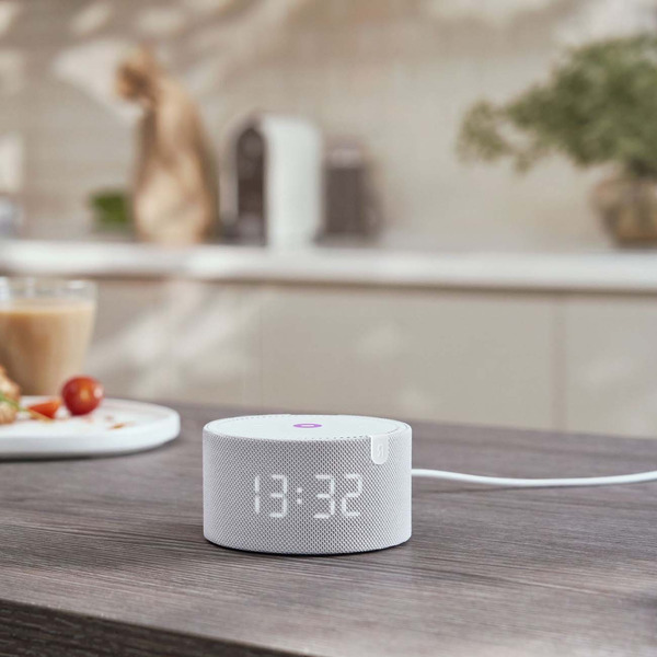 Новая Яндекс.Станция Мини с часами, модель: YNDX-00020G (серый)