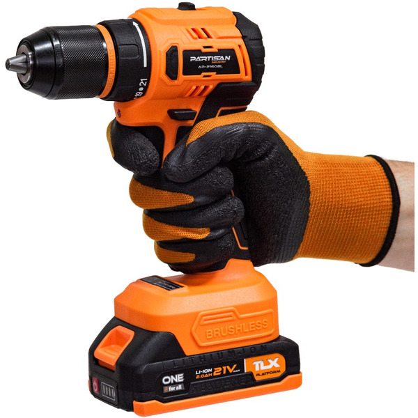 Дрель-шуруповерт Partisan AD-2160BL (с 2-мя АКБ, кейс)