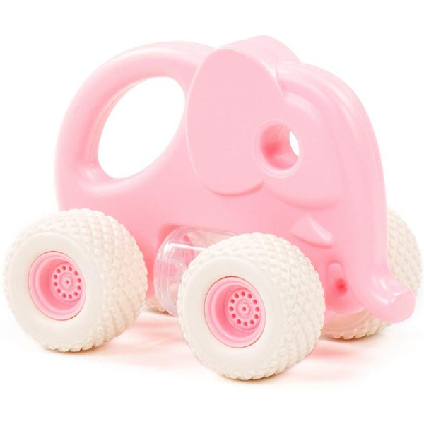 Погремушка Полесье Беби Грипкар Слоник 90256 (розовый)