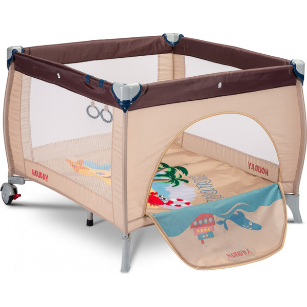 Манеж Caretero Holiday (коричневый)
