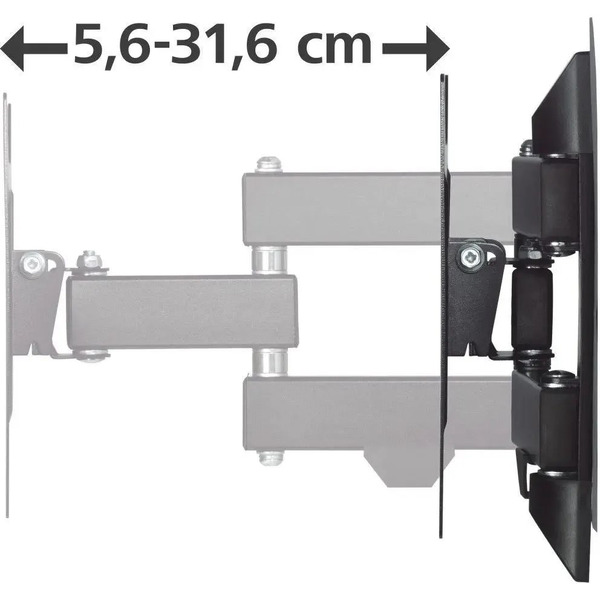 Кронштейн для телевизора Hama 00220822 (черный)