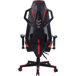 Кресло CACTUS CS-CHR-090BLR (черный/красный)