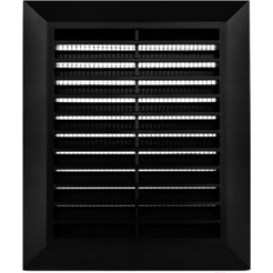 Решетка с сеткой от насекомых Awenta Classic T48CZ 14x17 (черный)