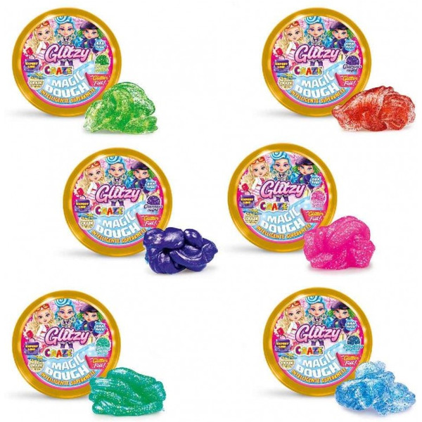 Тесто-попрыгунчик CRAZE Magic Dough Блеск 35450