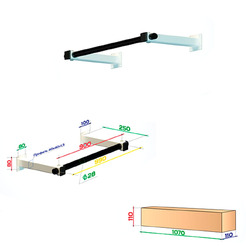Турник Starfit Slim 2