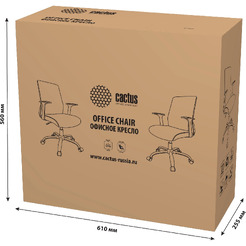 Офисное кресло CACTUS CS-MC222-BKGN (черный/салатовый)