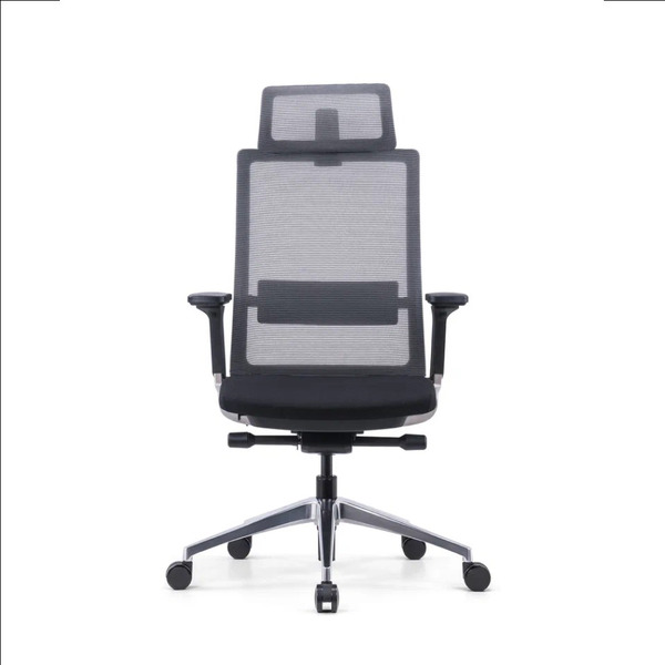 Кресло компьютерное SitZone E-BA-001A сетка/ткань, черный, крестов. пласти