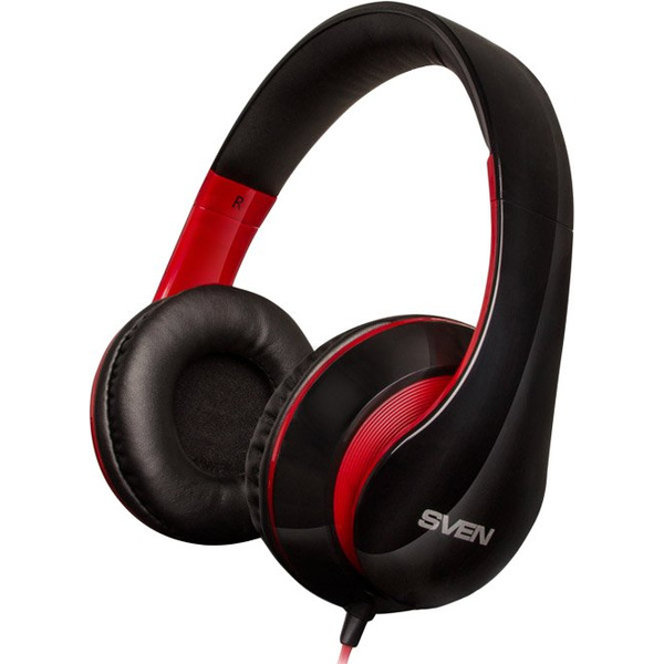 Наушники с микрофоном SVEN AP-940MV черно-красный