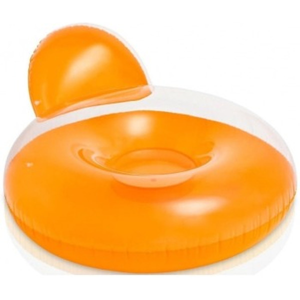 Надувной круг-кресло Intex 58889 (оранжевый)